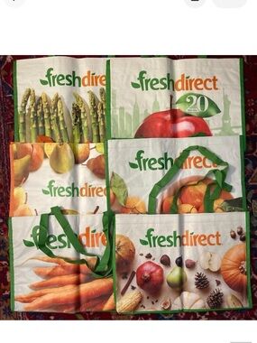 FreshDirect Reusable Bags - 6ct Set